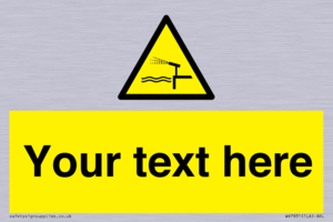 Custom warning water cannon